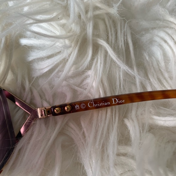 1940's CHRISTIAN DIOR VINTAGE OVERSIZED GLASSES - Picture 4 of 8